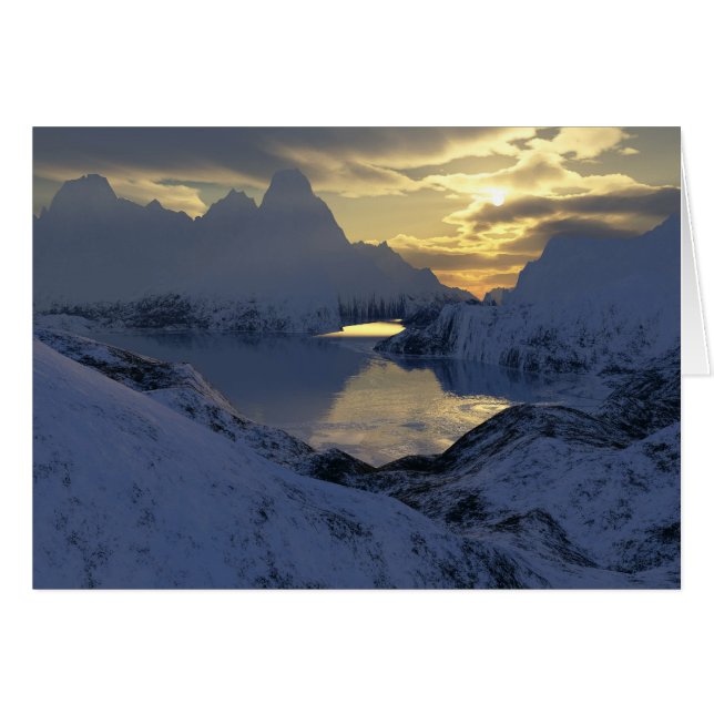 winter in fractaal land (Voorkant Horizontaal)