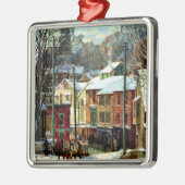 Winter in Gloucester, Massachusetts Metalen Ornament (Links)