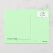 Winter in Greenwood Briefkaart (Achterkant)