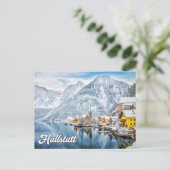 Winter in Hallstatt, Oostenrijk Briefkaart (Staand voorkant)