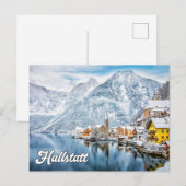 Winter in Hallstatt, Oostenrijk Briefkaart (Voorkant / Achterkant)