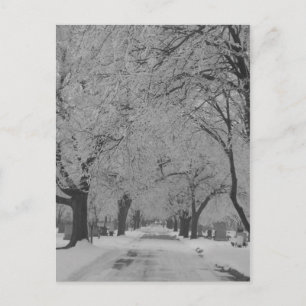 Winter in het Briefkaart Nebraska