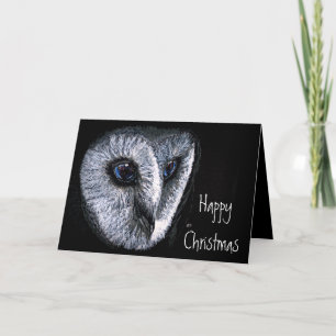 Winter in het dorp feestdagen kaart