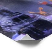 Winter in het koele bos | AI Art Poster (Hoek)