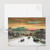Winter in het land briefkaart (Voorkant / Achterkant)