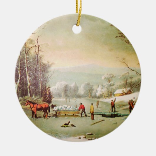 Winter in het land Kerst Ornament (Voorkant)