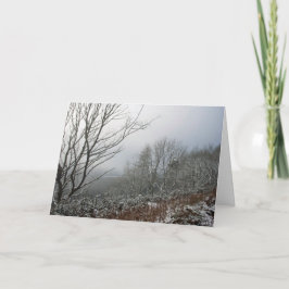 Winter in het Macclesfield Forest Kaart