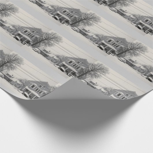 WINTER IN HET NABUURSCHAPSEBIED CADEAUPAPIER (Hoek)