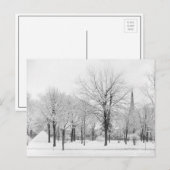 Winter in het park, 1915 briefkaart (Voorkant / Achterkant)