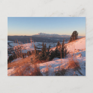 Winter in het Pieniny-gebergte Briefkaart