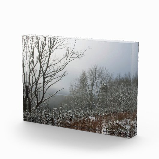 Winter in het Poster van de Macclesfield Forest Ca Fotoblokken (Rechts)