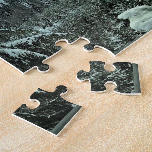Winter in het staatsbos van Tillamook, Oregon Legpuzzel (Zijkant)
