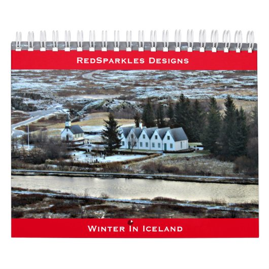 Winter in IJsland Kalender (Hoes)