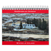 Winter in IJsland Kalender (Hoes)