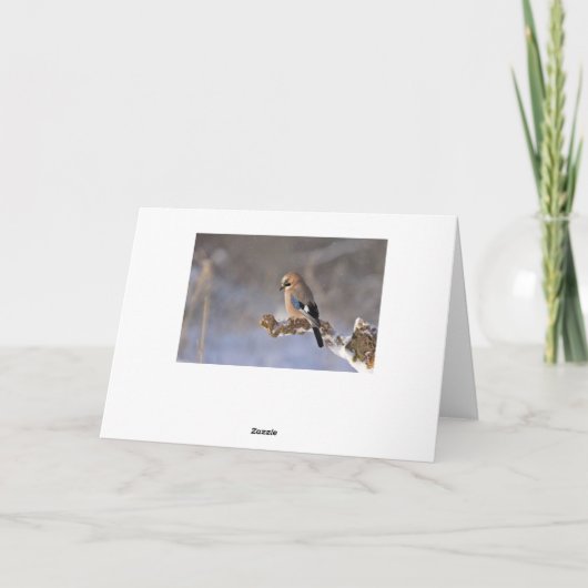 Winter in Italië Kerst Kaart (Achterkant)