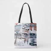 Winter in Japan Shirt Tote Bag (Voorkant)