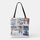 Winter in Japan Shirt Tote Bag (Achterkant)