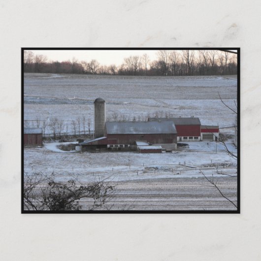 ~ Winter in Lancaster County ~ 12 Briefkaart (Voorkant)