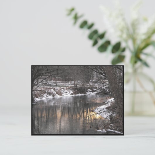 ~ Winter in Lancaster County ~ 1 Briefkaart (Staand voorkant)