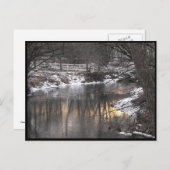 ~ Winter in Lancaster County ~ 1 Briefkaart (Voorkant / Achterkant)