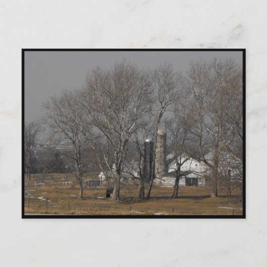~ Winter in Lancaster County ~ 31 Briefkaart (Voorkant)