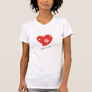 winter in love-Rode T-Shirt