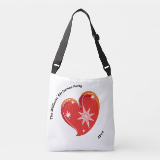 Winter in love-Rood-Aangepaste tekst Crossbody Tas