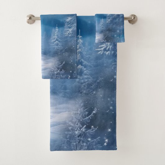 WINTER in Magische Wonderland Bad Handdoek (Insitu)