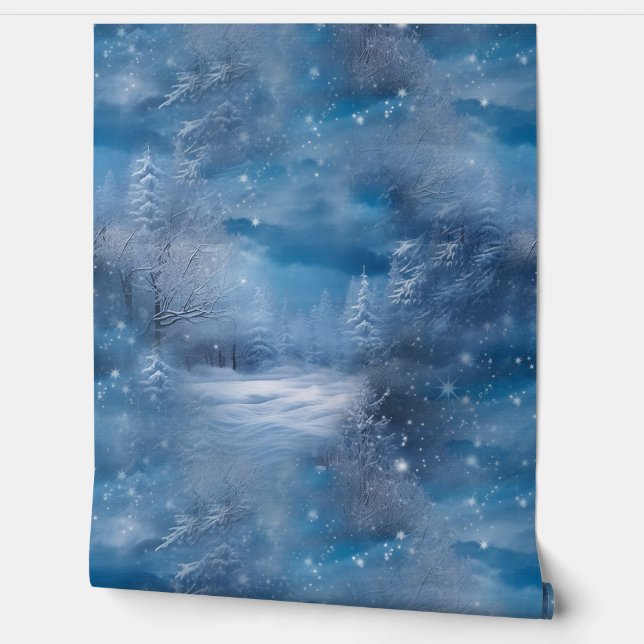 WINTER in Magische Wonderland Behang (Afrollen)