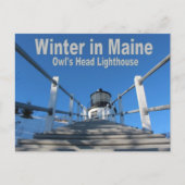 Winter in Maine Briefkaart (Voorkant)