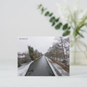 Winter in Manchester Briefkaart (Staand voorkant)