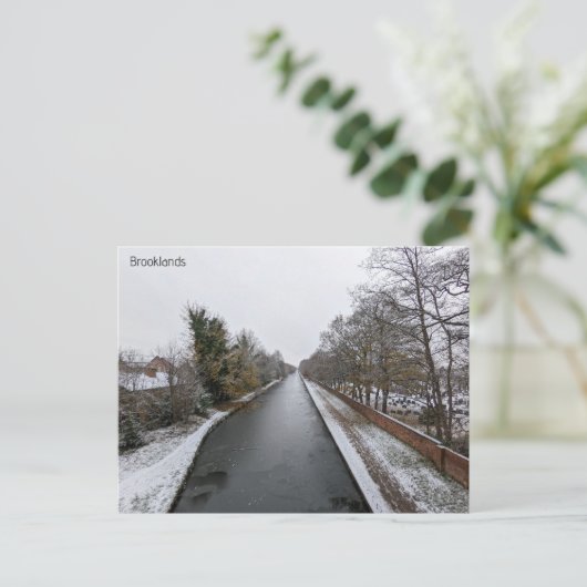 Winter in Manchester Briefkaart (Staand voorkant)