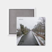 Winter in Manchester Magneet (Voorkant / Achterkant)