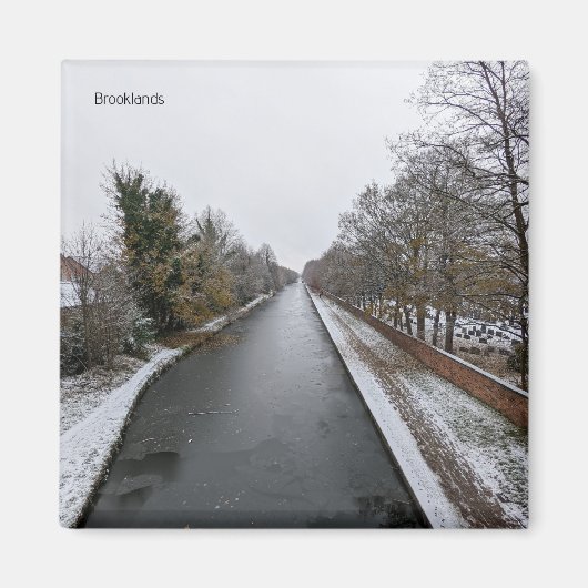 Winter in Manchester Magneet (Voorkant)