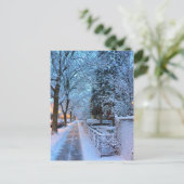 Winter in Montreal Briefkaart (Staand voorkant)