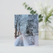 Winter in Montreal Briefkaart (Staand voorkant)