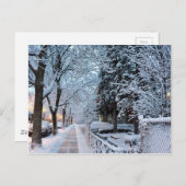 Winter in Montreal Briefkaart (Voorkant / Achterkant)