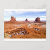 Winter in Monument Valley Briefkaart (Voorkant)