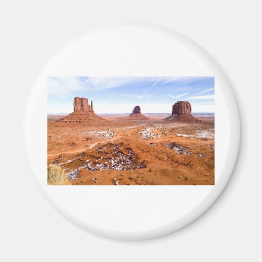 Winter in Monument Valley Magneet (Voorkant)
