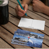 WInter in Mürren - Berner Oberland, Zwitserland Briefkaart