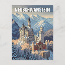 Winter in Neuschwanstein Castle Duitsland Reizen