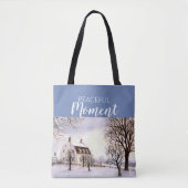 Winter in New England door Farida Greenfield Tote Bag (Voorkant)