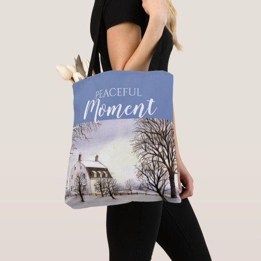 Winter in New England door Farida Greenfield Tote Bag (Dichtbij)