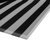 Winter in New England Kerstmis zwarte cirkel Snijplank (Hoek)