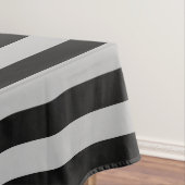 Winter in New England: Kerstzwarte grijze stropen Tafelkleed (Voorbeeld)