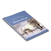 Winter in New England Waterverf Painting Notitieboek (Rechterzijde)