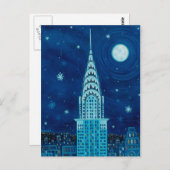 Winter in New York City Briefkaart (Voorkant / Achterkant)