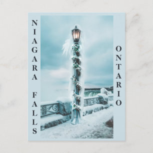 Winter in Niagara Herfsten Ontario Canada Briefkaart
