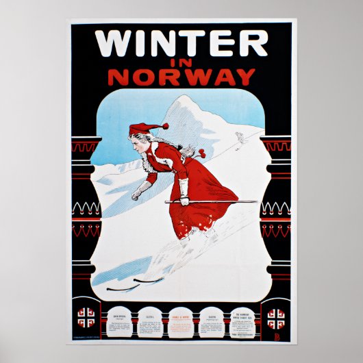  winter in Noorwegen Poster (Voorkant)