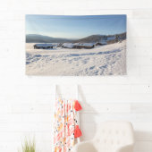 Winter in Noorwegen Spandoek (Insitu)